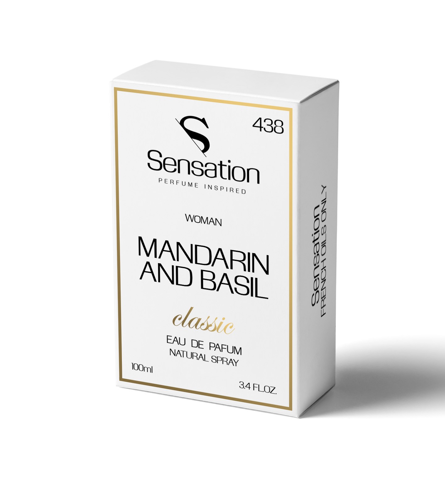 Sensation 438 MANDARIN AND BASIL 100ml